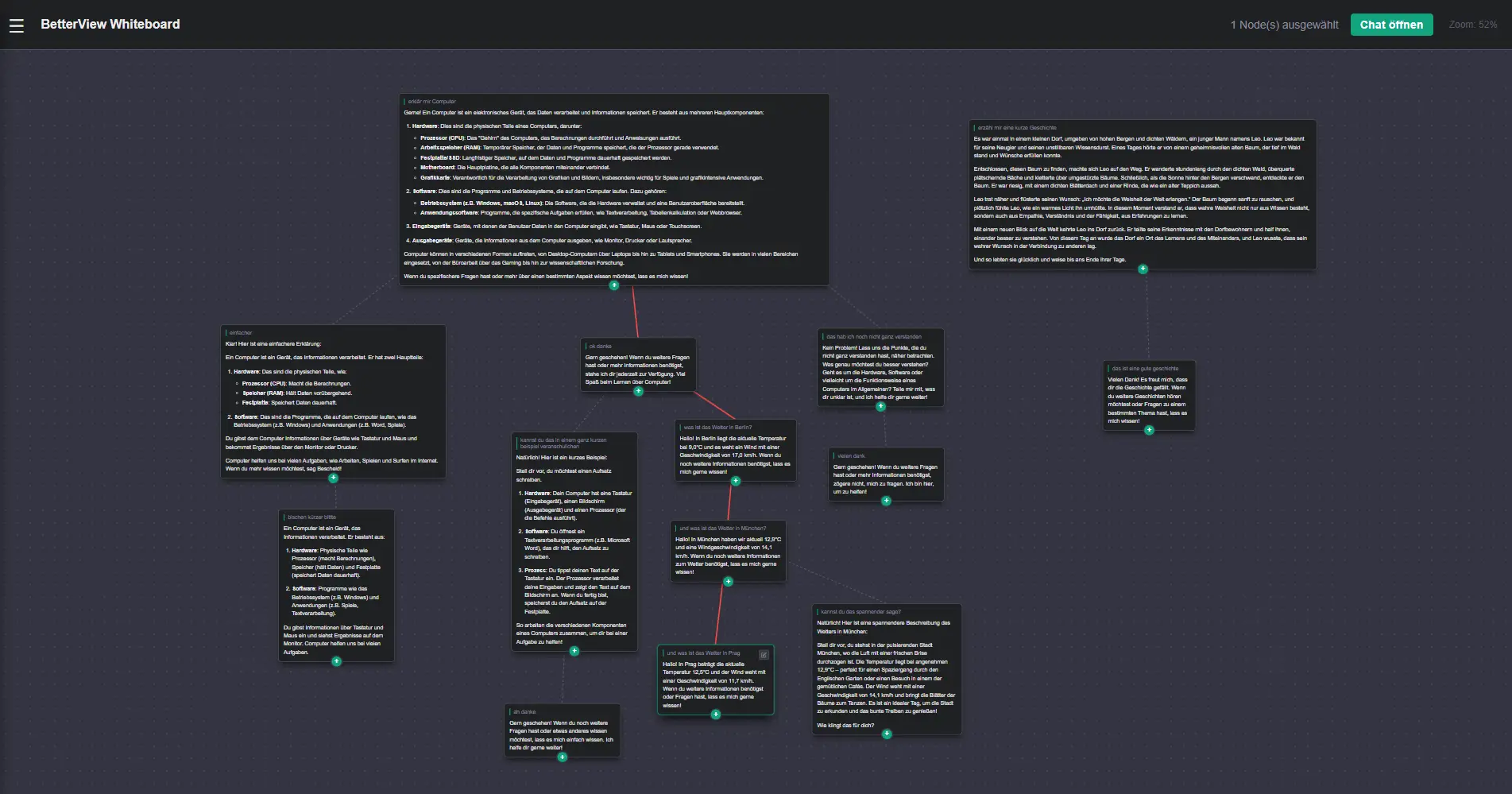 AI Canvas Interface